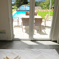 Apartmán A4 Green Stone Lipno s vlastním bazénem