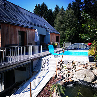 Bazén u apartmánu A8